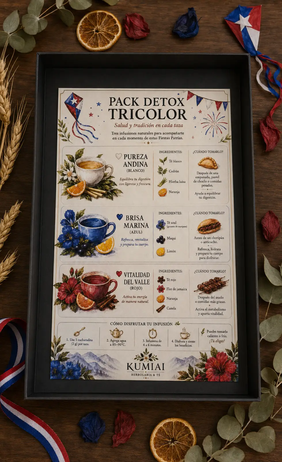 Pack Detox Tricolor 🇨🇱 - Imagen 4